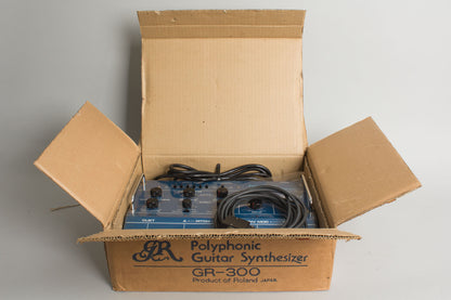 Roland GR-300 Polyphonic Guitar Synthesizer with G-303 Solid Body Electric Guitar (1984)