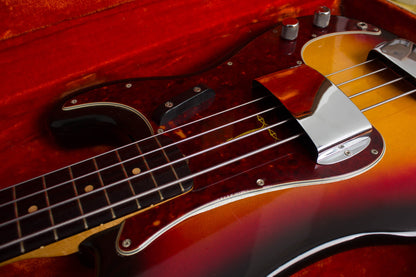 Fender Precision Bass Solid Body Electric Bass Guitar (1963)