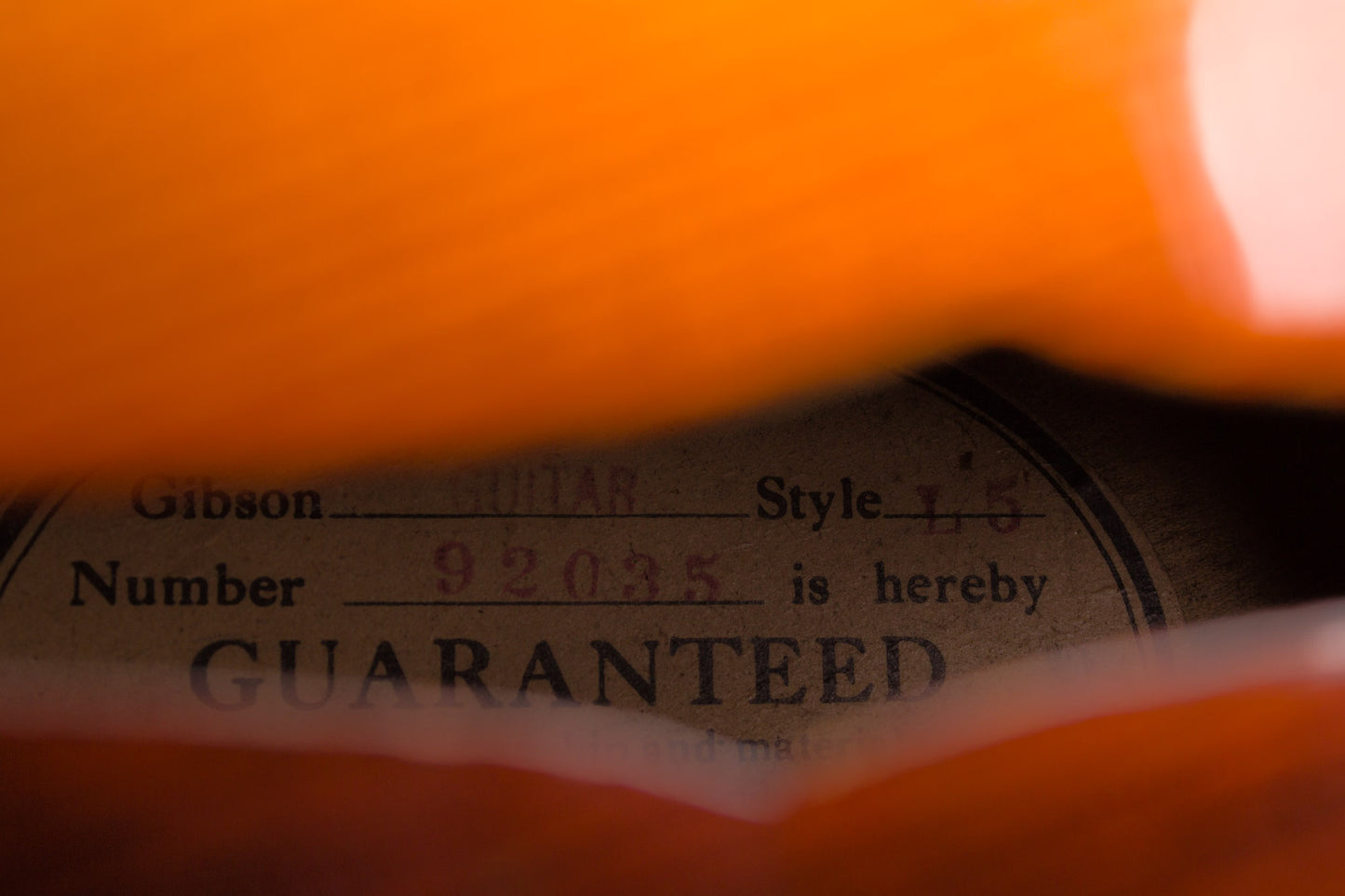 Gibson L-5 Arch Top Acoustic Guitar (1935)