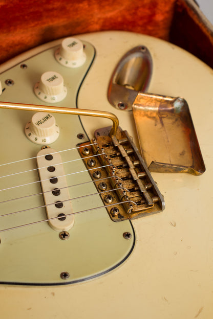 Fender Stratocaster with Gold Hardware Solid Body Electric Guitar (1964)