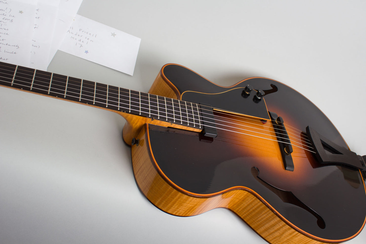 Steve Andersen Model 17 Made for and used by Bill Frisell Arch Top Hollow Body Electric Guitar (1995)
