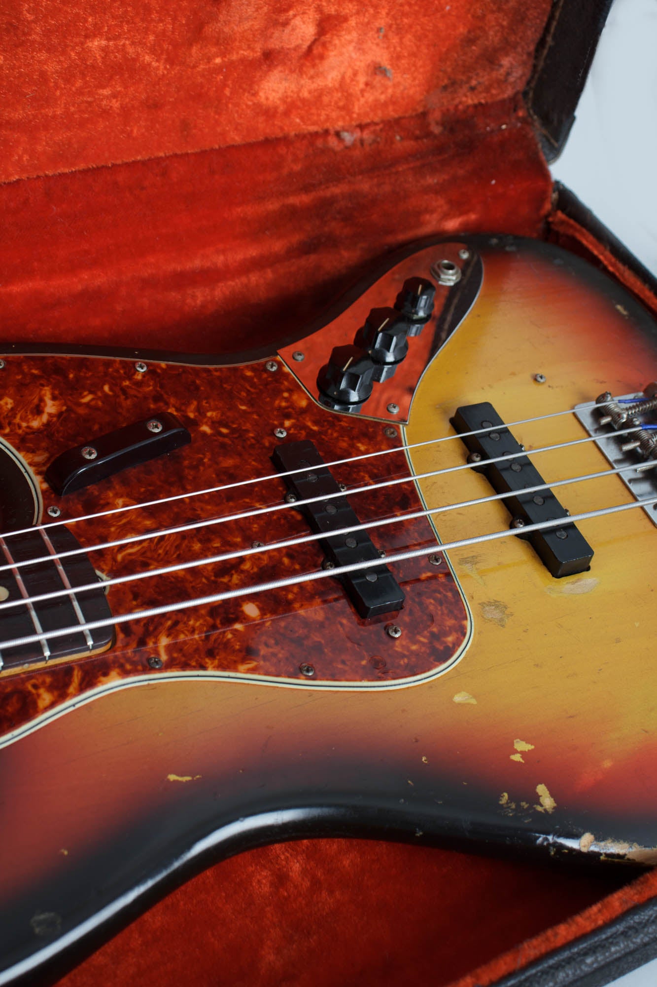 Fender Jazz Bass Solid Body Electric Bass Guitar (1965)