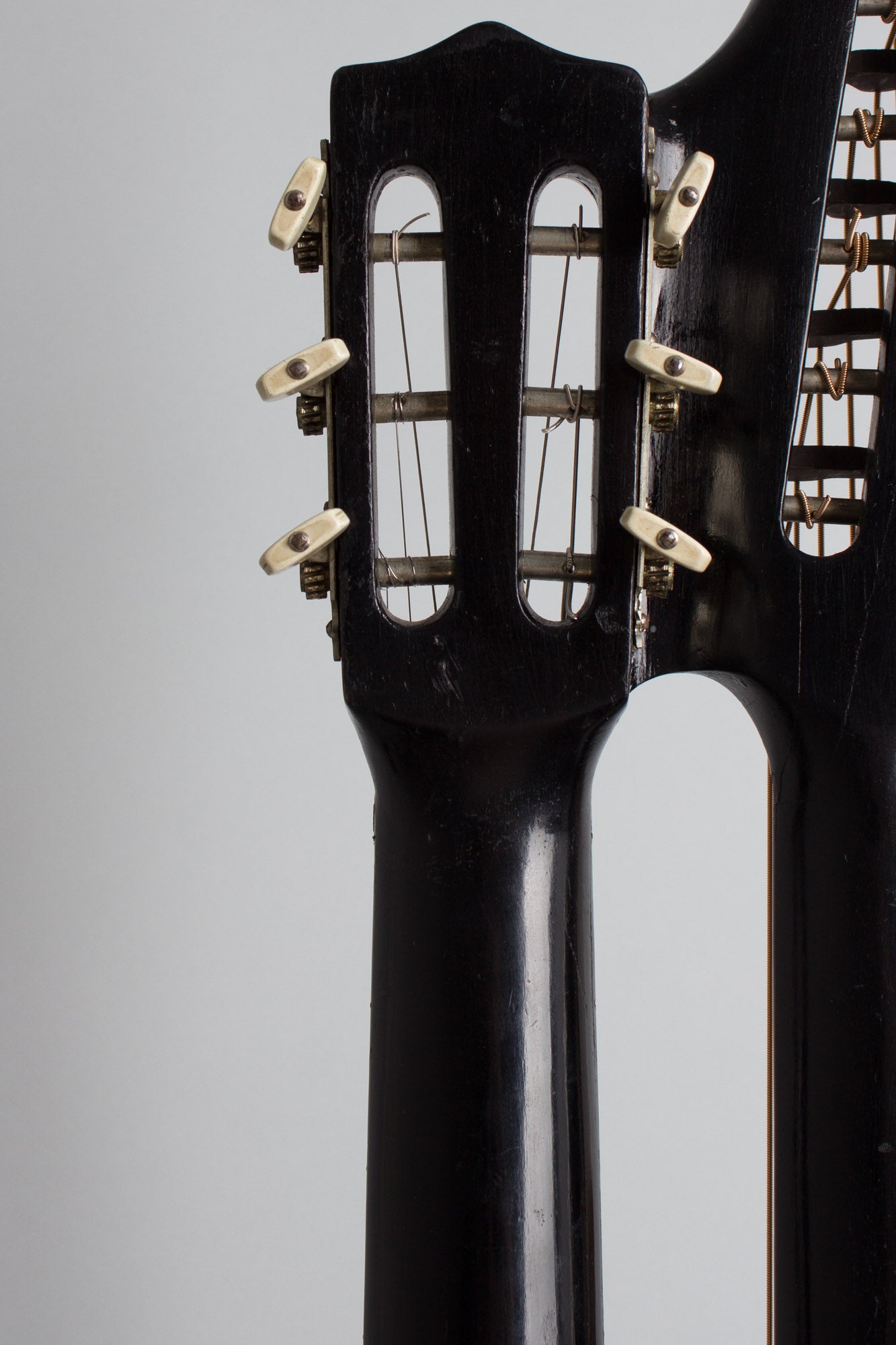 unlabelled 13 Course Schrammel Contra Harp Guitar (1950s)
