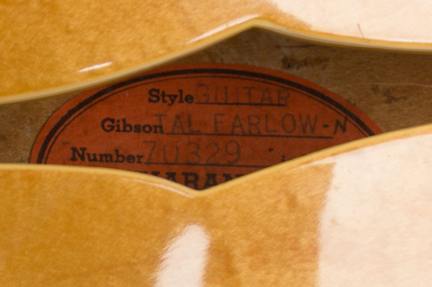 Gibson Tal Farlow-N Arch Top Hollow Body Electric Guitar (1962)