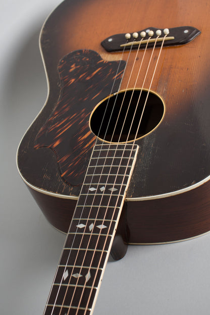 Gibson Recording King Ray Whitley Jumbo Model 1027 Flat Top Acoustic Guitar (1939)
