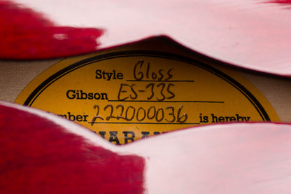 Gibson ES-335 Dot Cherry Semi-Hollow Body Electric Guitar (2020)