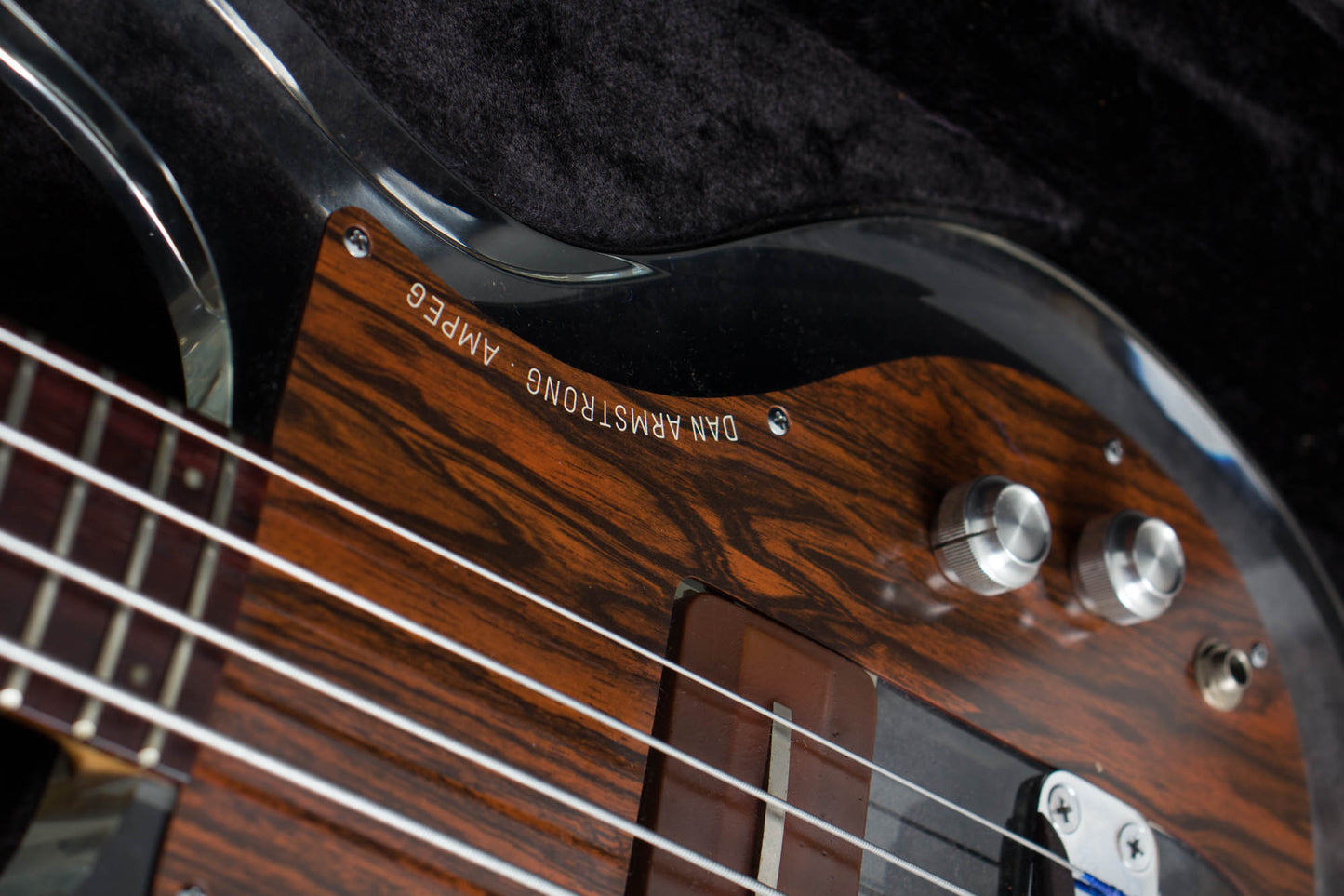 Ampeg Dan Armstrong Solid Body Electric Bass Guitar (1969)
