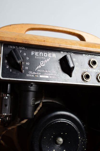 Fender Model 26 Deluxe Lap Steel Electric with Matching Amplifier Guitar (1946)