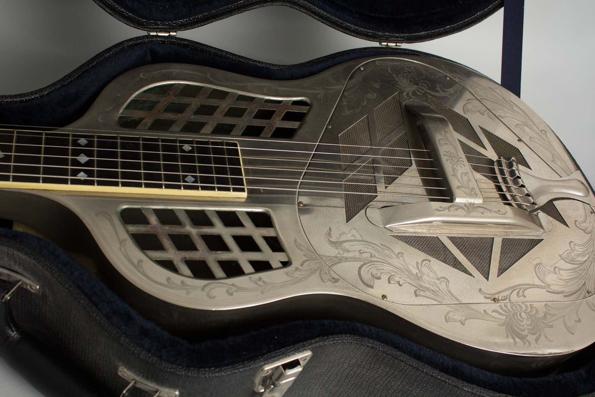 National Style 4 Tricone Squareneck Resophonic Guitar (1928)