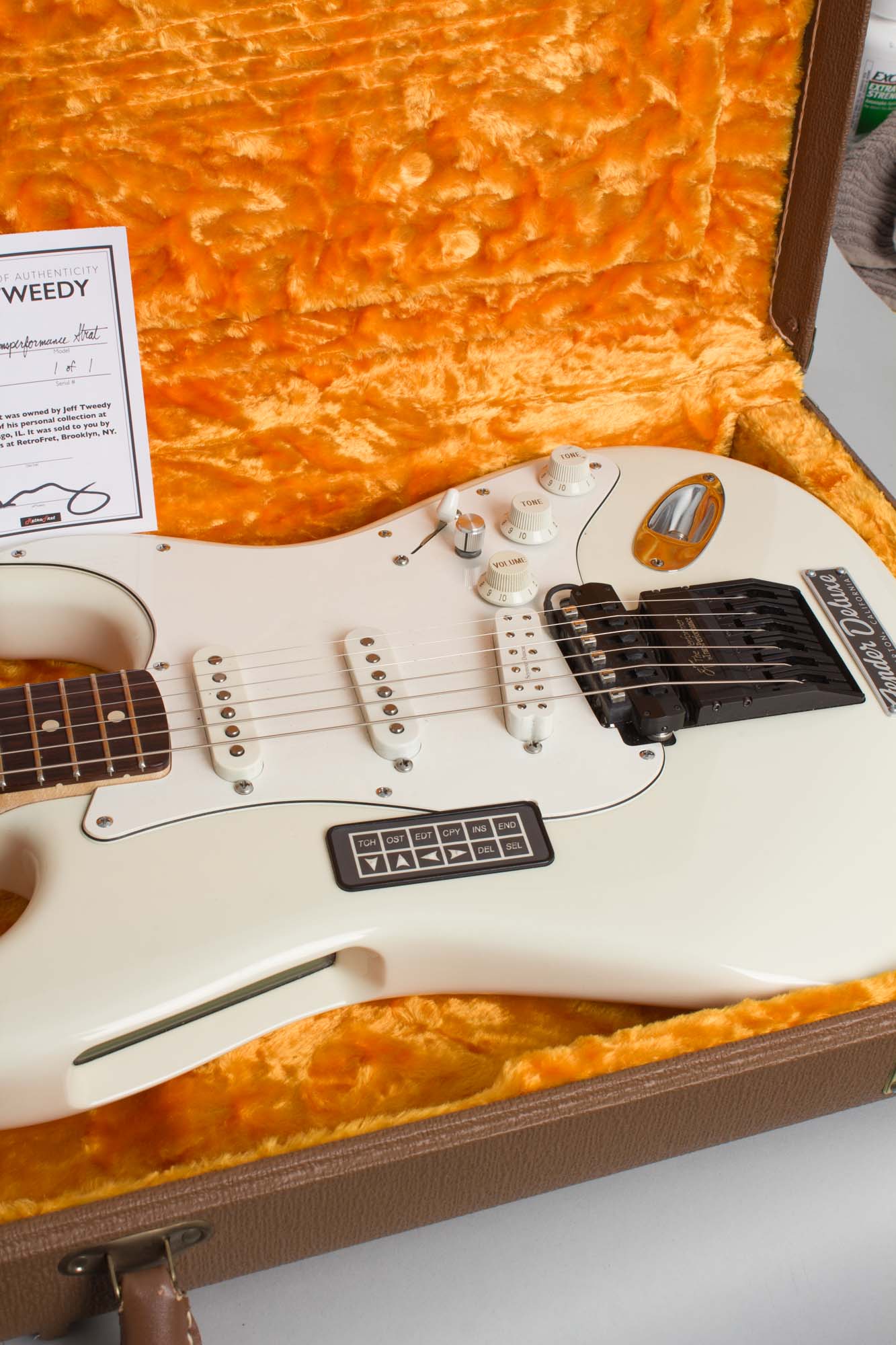 Transperformance Modified Fender Stratocaster Owned by Jeff Tweedy of Wilco Solid Body Electric Guitar (2000s)