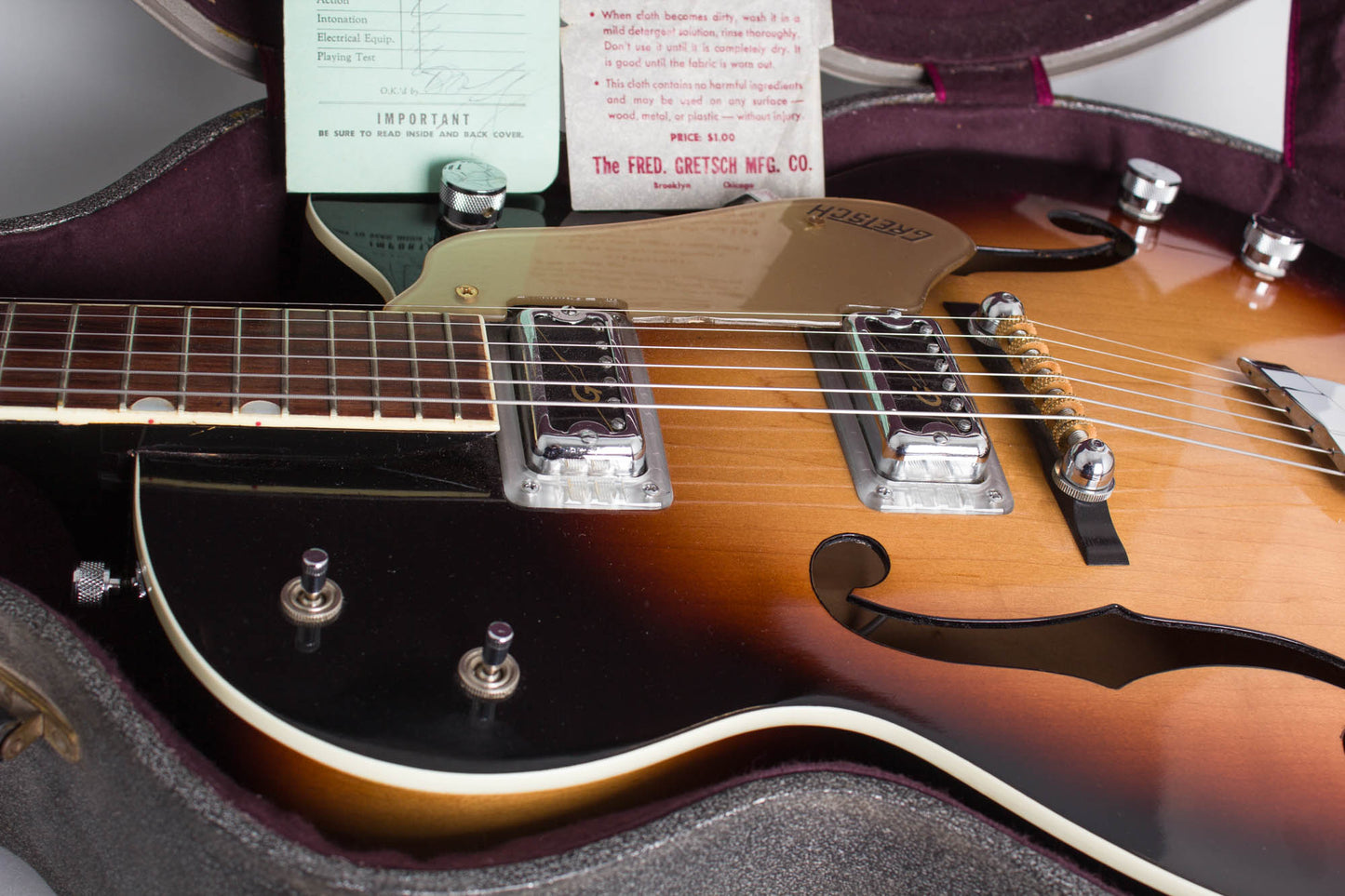 Gretsch Model 6117 Double Anniversary Arch Top Hollow Body Electric Guitar (1962)