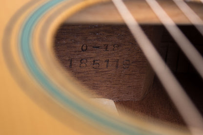 C. F. Martin 0-18 Flat Top Acoustic Guitar (1962)