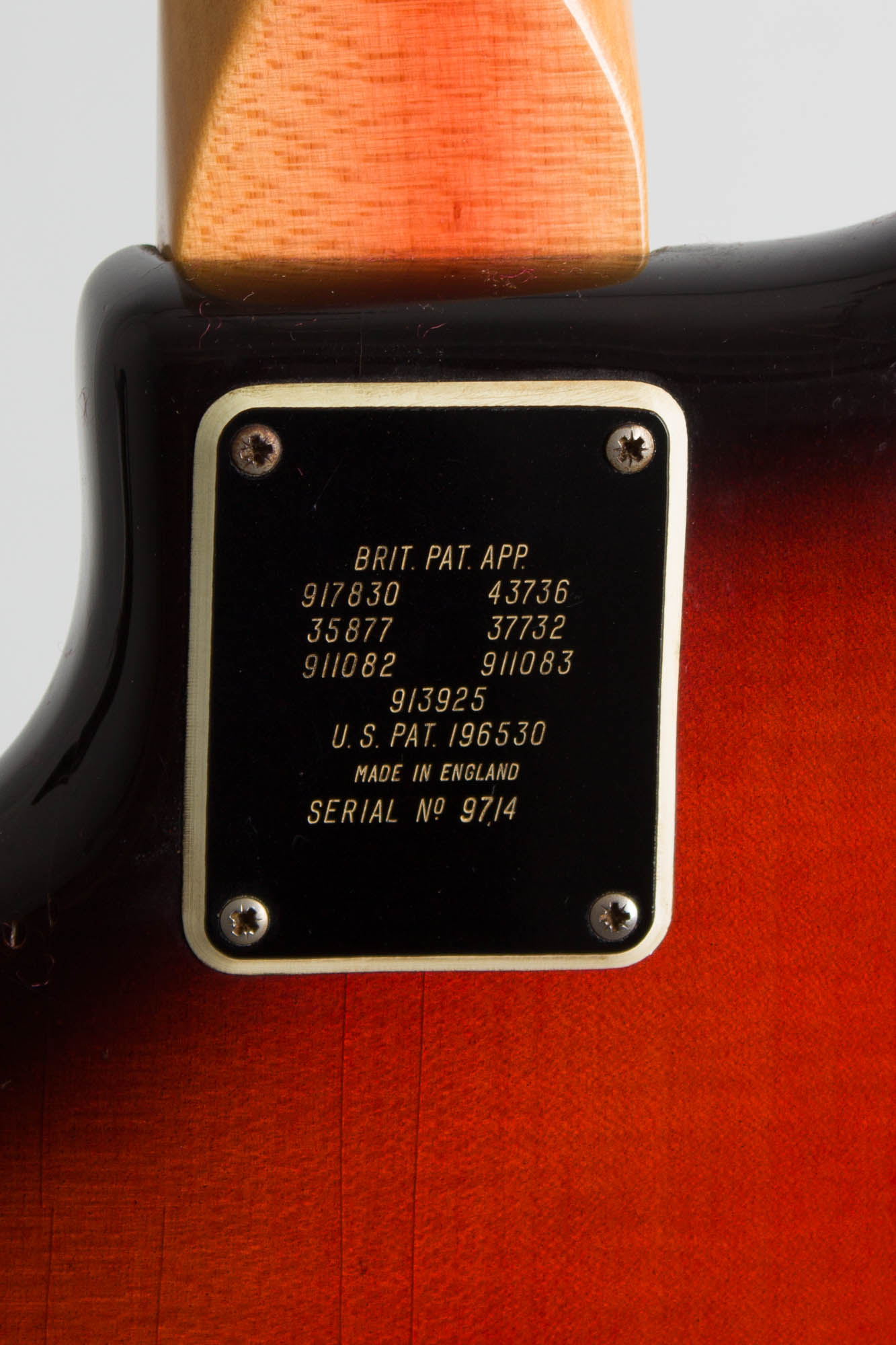 Burns Jazz Split Sound Solid Body Electric Guitar (1965)
