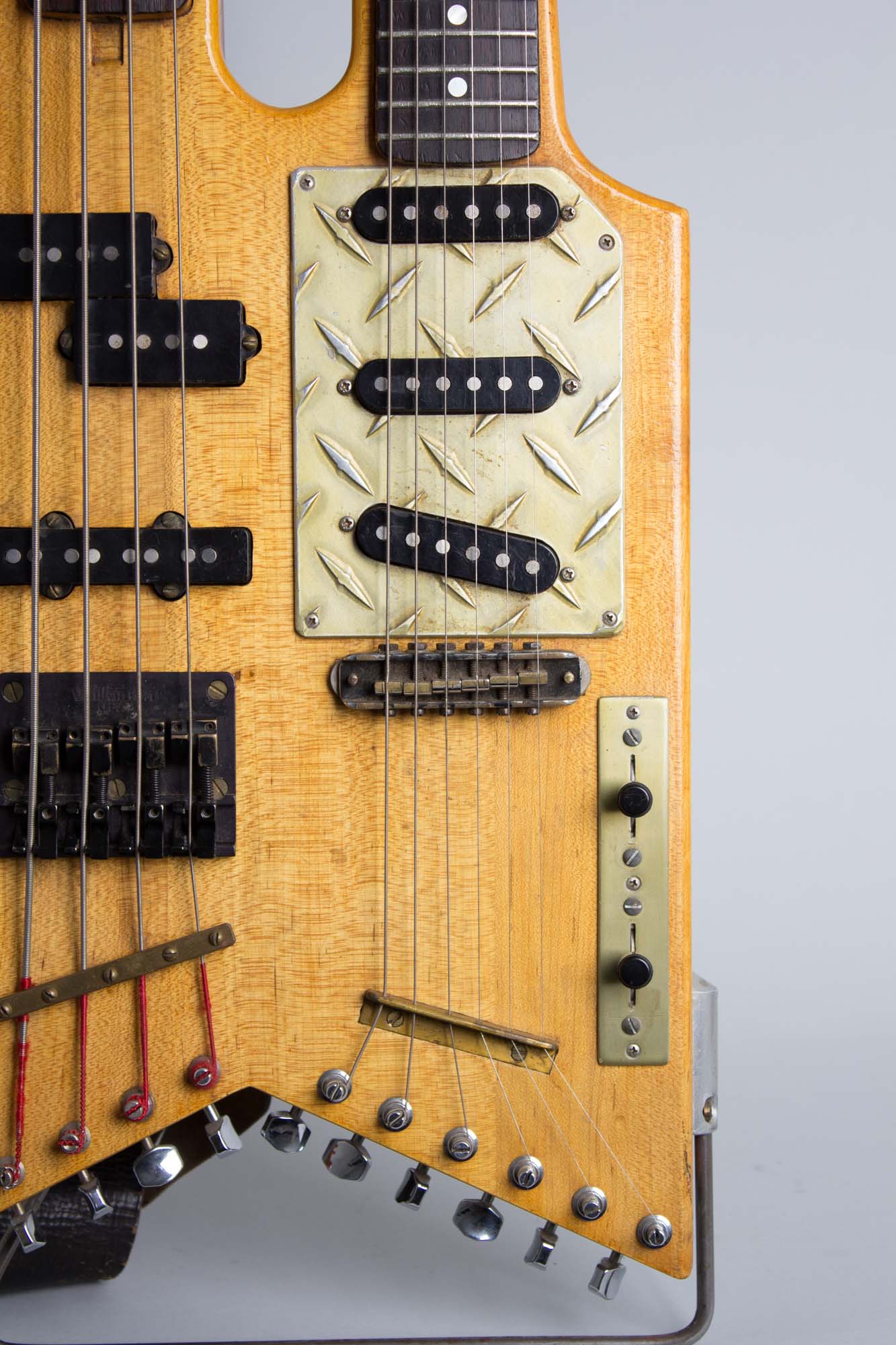 Doug Henderson Custom Double Neck built for and extensively used by Elliott Sharp Solid Body Electric Guitar (1991)
