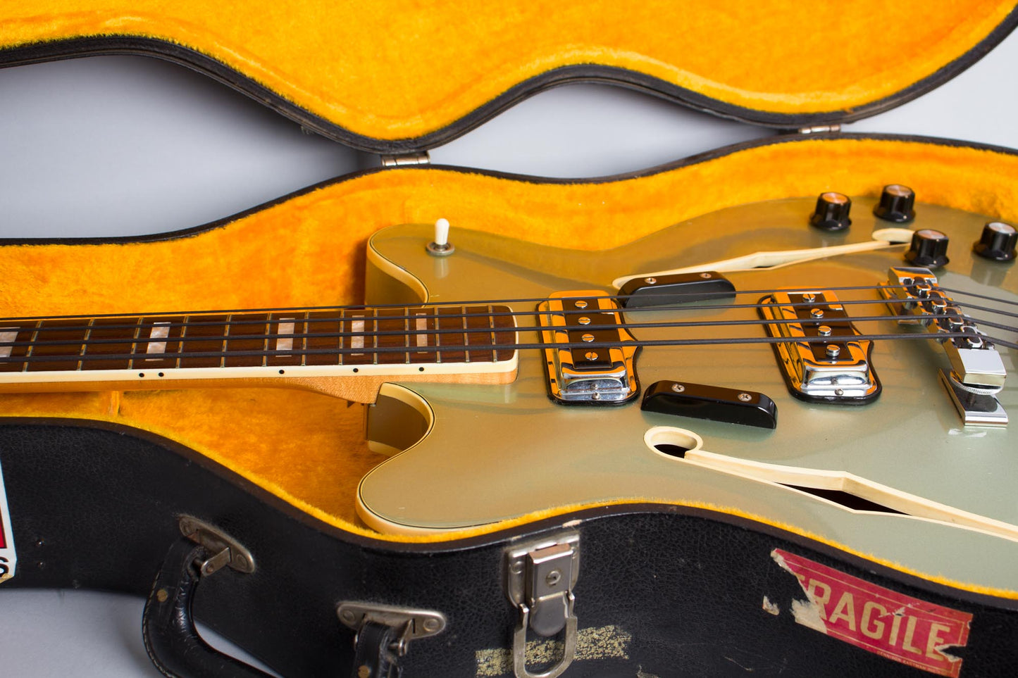 Fender Coronado Bass II Hollow Body Electric Bass Guitar (1967)
