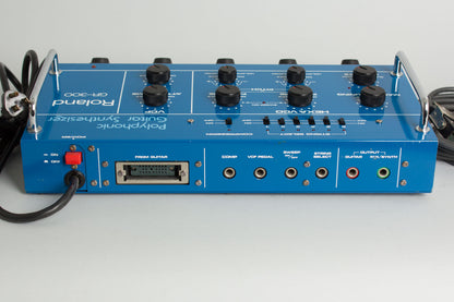Roland GR-300 Polyphonic Guitar Synthesizer with G-808 Solid Body Electric Guitar (1983)