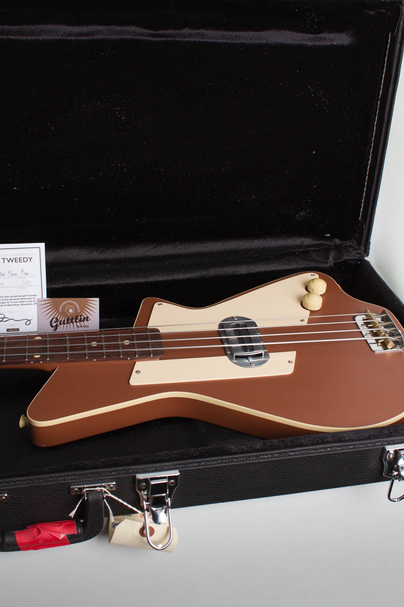 Guttlin Baron Bass Owned by Jeff Tweedy of Wilco Solid Body Electric Bass Guitar (2024)