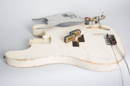 Fender Slab Body Precision Solid Body Electric Bass Guitar (1966)