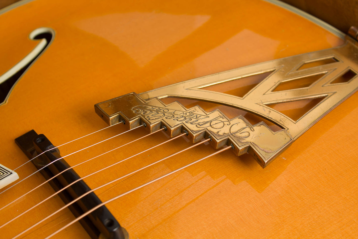 D'Angelico Excel Cutaway Arch Top Acoustic Guitar (1960)