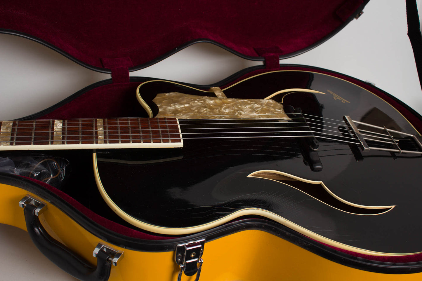 Isana Black Pearl Arch Top Acoustic Guitar (1959)