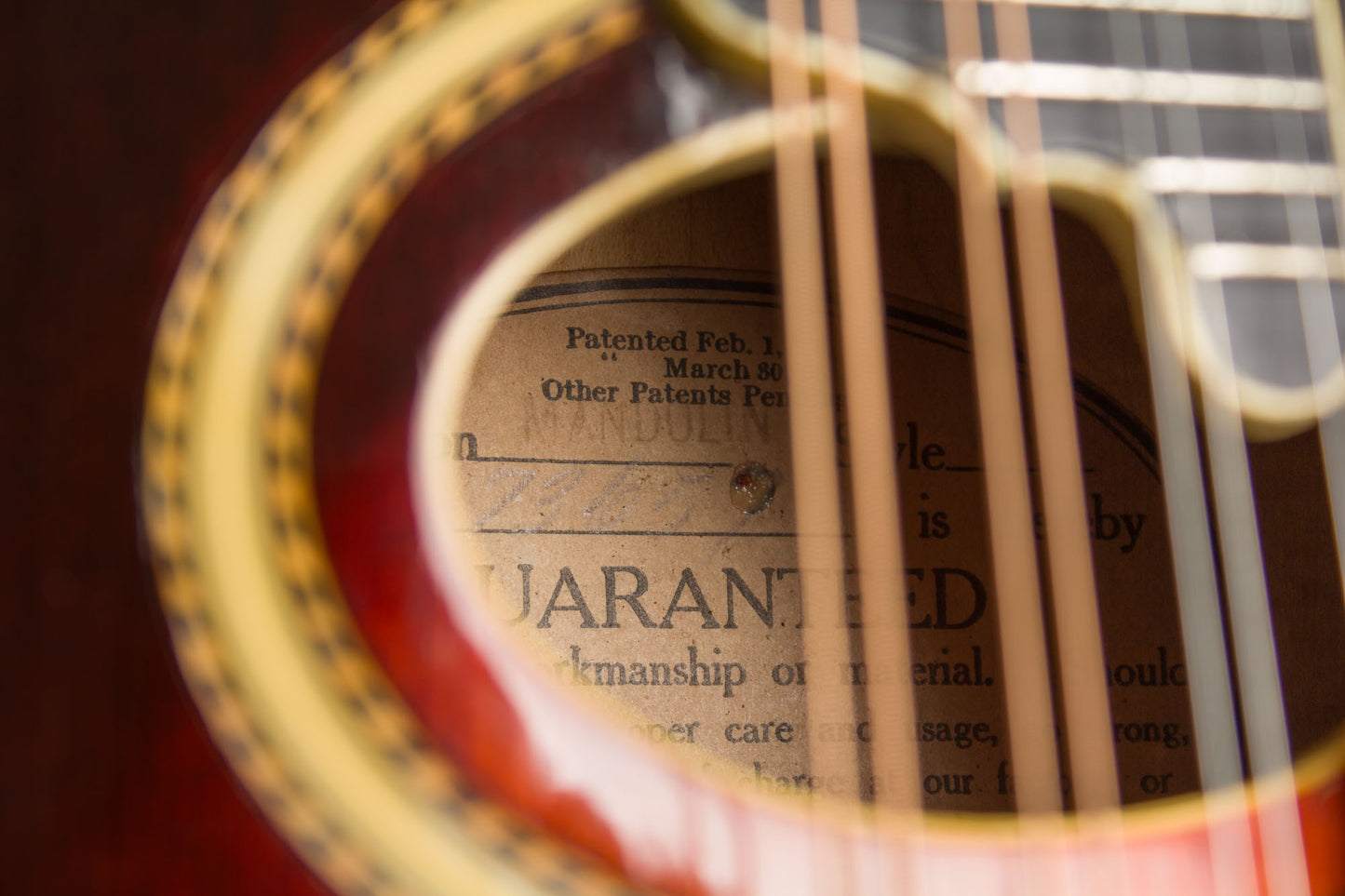 Gibson Model A-4 Snakehead Carved Top Mandolin (1923)