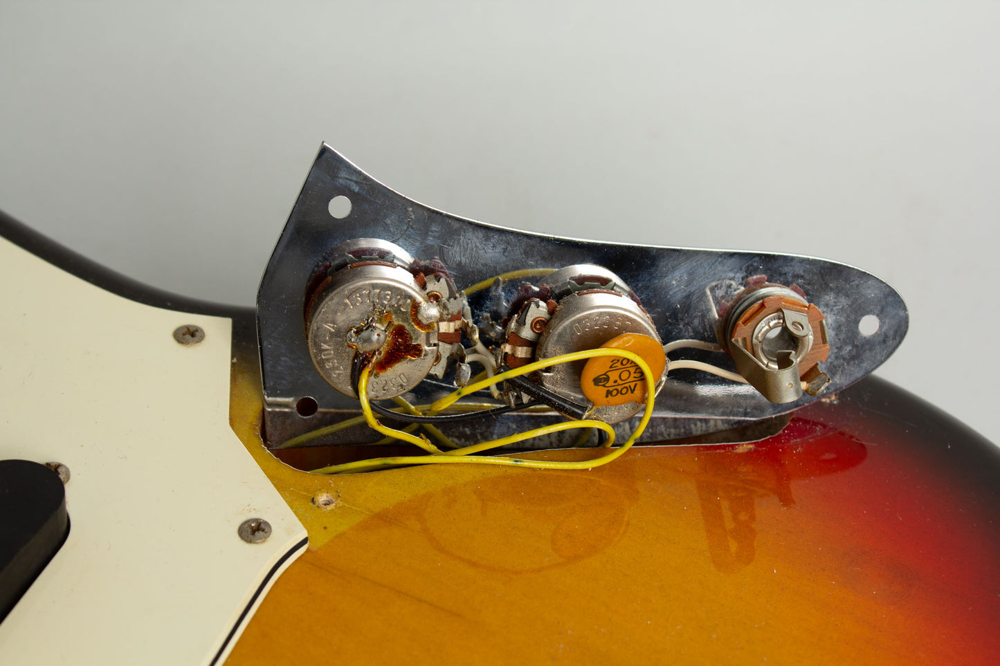 Fender Mustang Solid Body Electric Bass Guitar (1973)