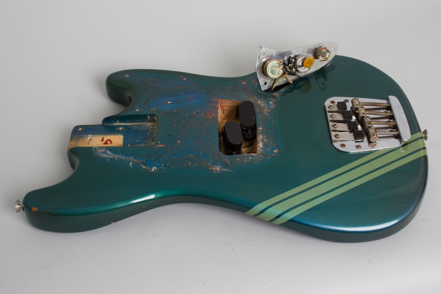 Fender Competition Mustang Solid Body Electric Bass Guitar (1972)
