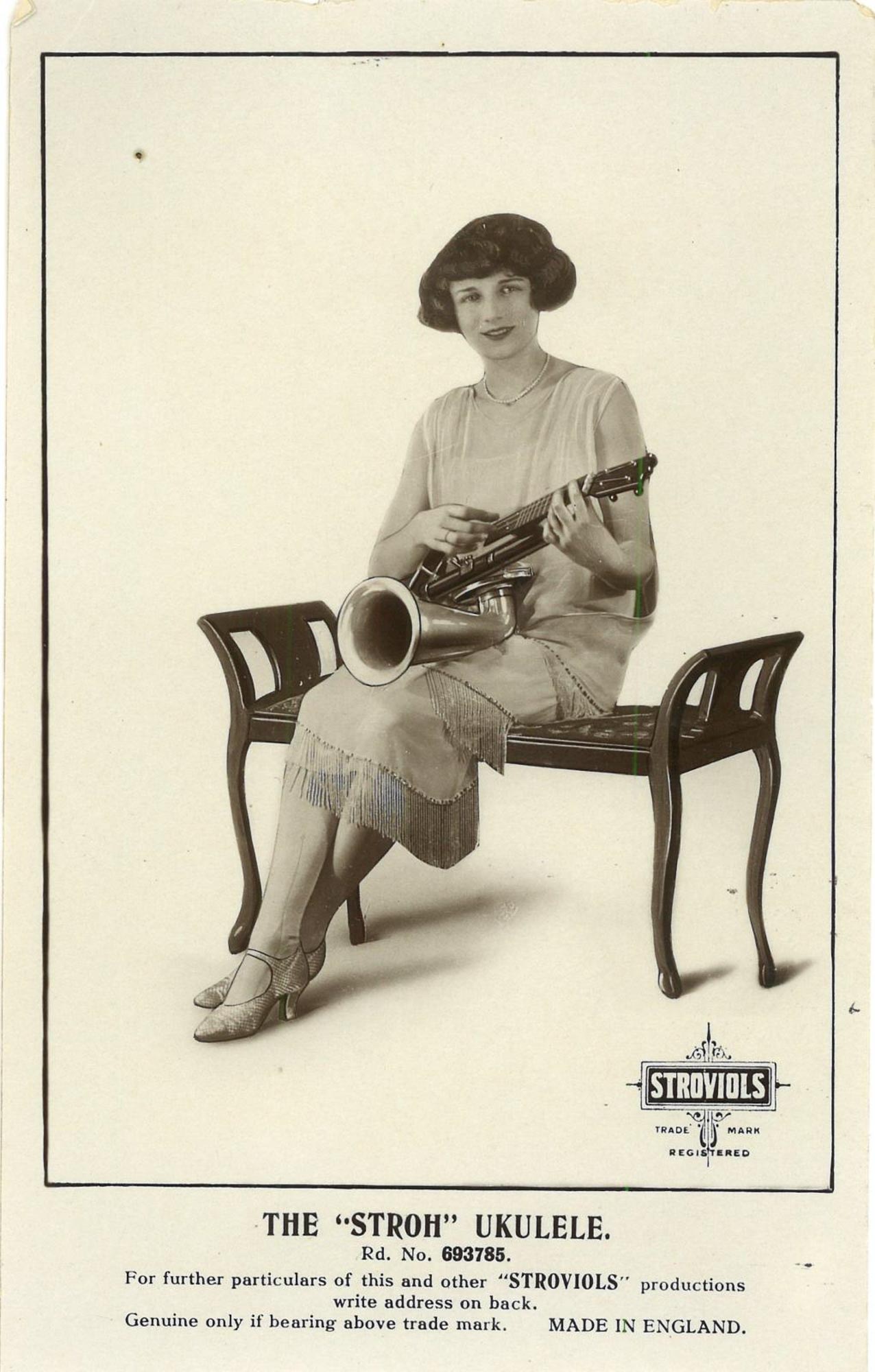 Stroviols Popular Model Soprano Ukulele (1920)