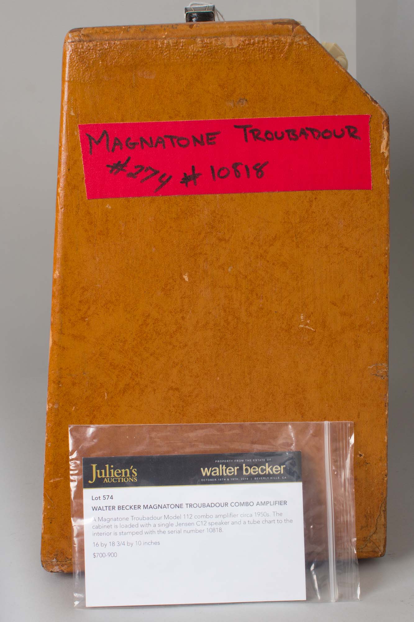 Magnatone Troubadour Model 112 Previously Owned by Steely Dan's Walter Becker Tube Amplifier (1953)