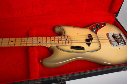 Fender Mustang Antigua Owned by Jeff Tweedy of Wilco Solid Body Electric Bass Guitar (1978)