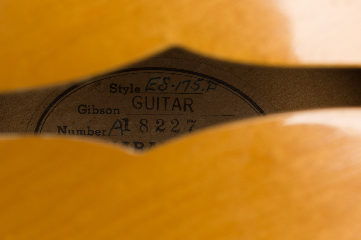 Gibson ES-175DN Arch Top Hollow Body Electric Guitar (1954)