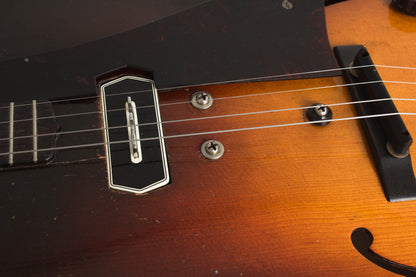 Gibson TG-50 With Charlie Christian Pickup Arch Top Hollow Body Electric Tenor Guitar (1940)