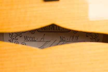 Hugh J. Hansen Model A Carved Top Mandolin (2018)