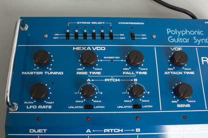 Roland GR-300 Polyphonic Guitar Synthesizer with G-303 Solid Body Electric Guitar (1984)