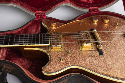 Gretsch PX-6129 Champagne Sparkle Jet Semi-Hollow Body Electric Guitar (1962)