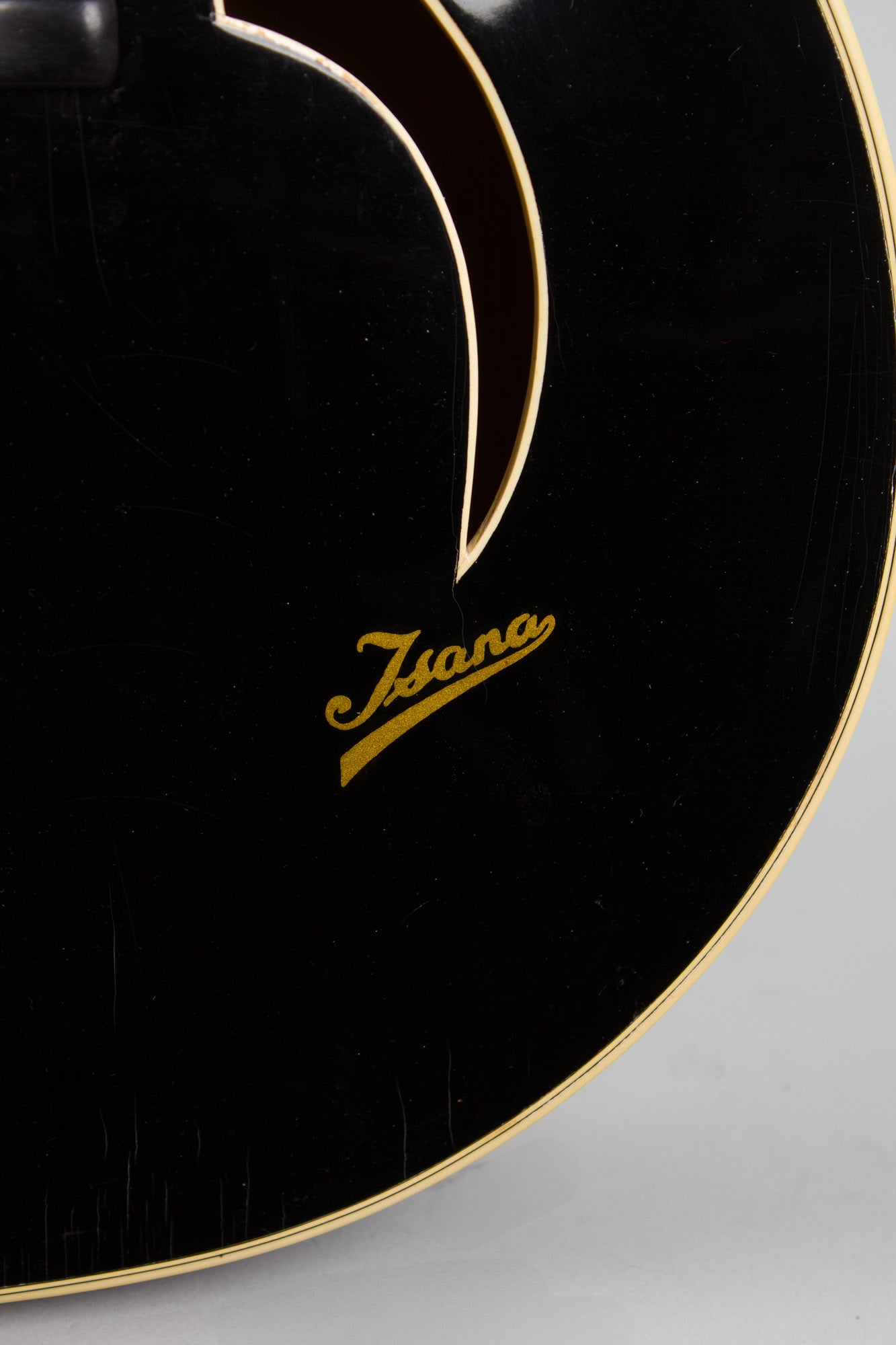 Isana Black Pearl Arch Top Acoustic Guitar (1959)