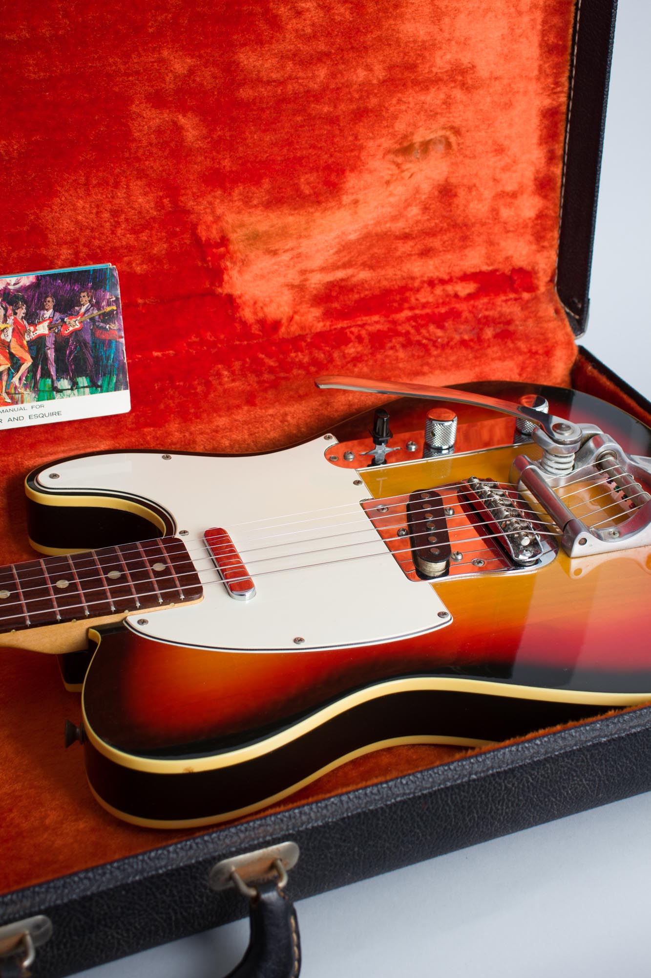 Fender Telecaster Custom with Bigsby Solid Body Electric Guitar (1968)