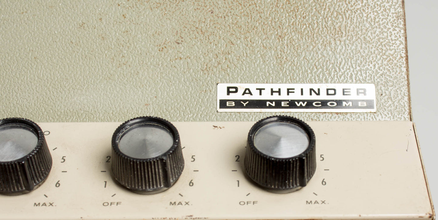 Newcomb Pathfinder Model E-20 w/ Jensen Imperial Reproducer CA-12 Speaker Owned and Used by Tom Verlaine Head and Cabinet Amplifier (1940s/1965)