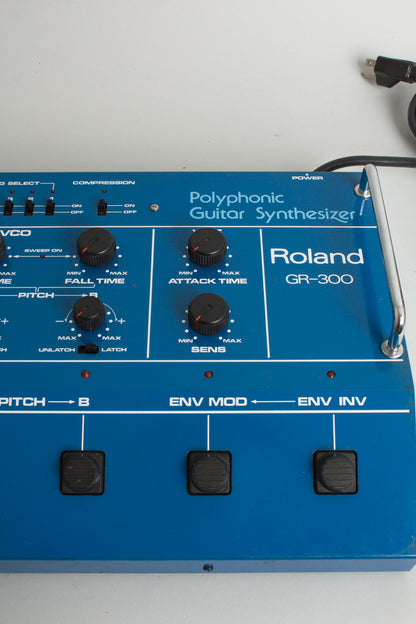 Roland GR-300 Polyphonic Guitar Synthesizer with G-303 Solid Body Electric Guitar (1984)