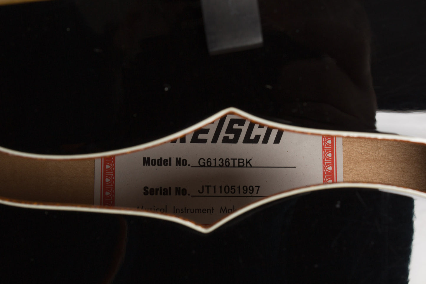 Gretsch G-6136TBK Black Falcon Arch Top Hollow Body Electric Guitar (2011)
