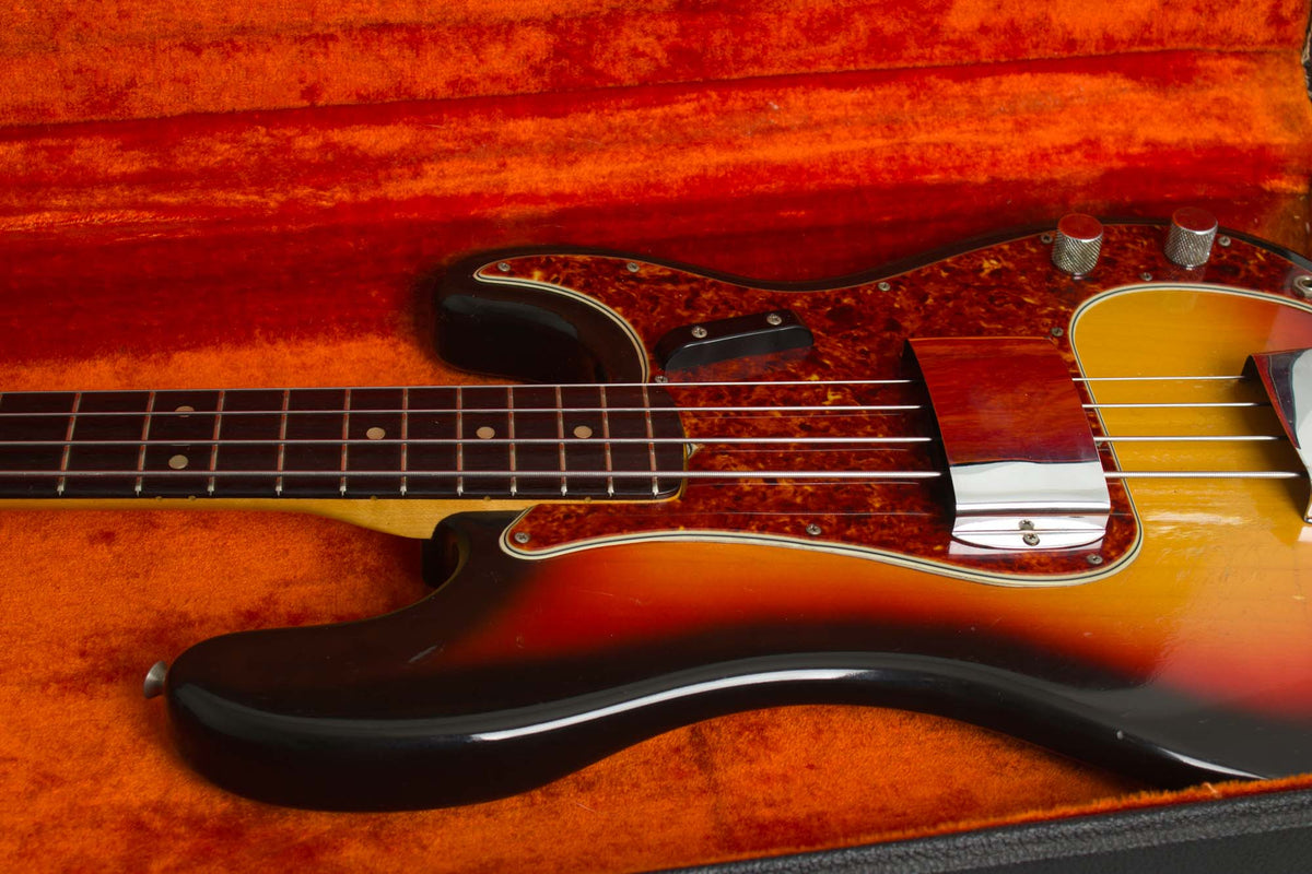 Fender Precision Bass Solid Body Electric Bass Guitar (1965)