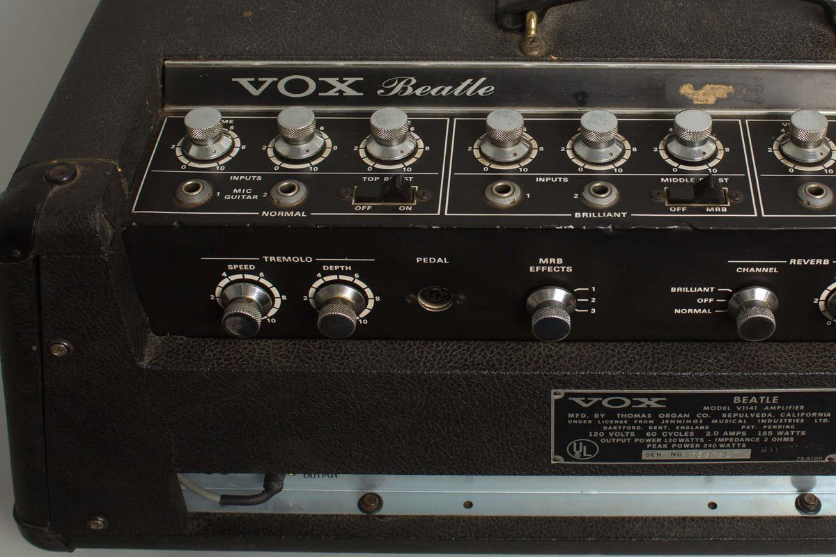 Vox Beatle/Super Beatle Solid State *LOCAL PICKUP ONLY* Head and Cabinet Amplifier (1967)