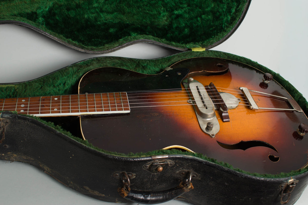 Dobro Electric Spanish Arch Top Hollow Body Electric Guitar (1936)