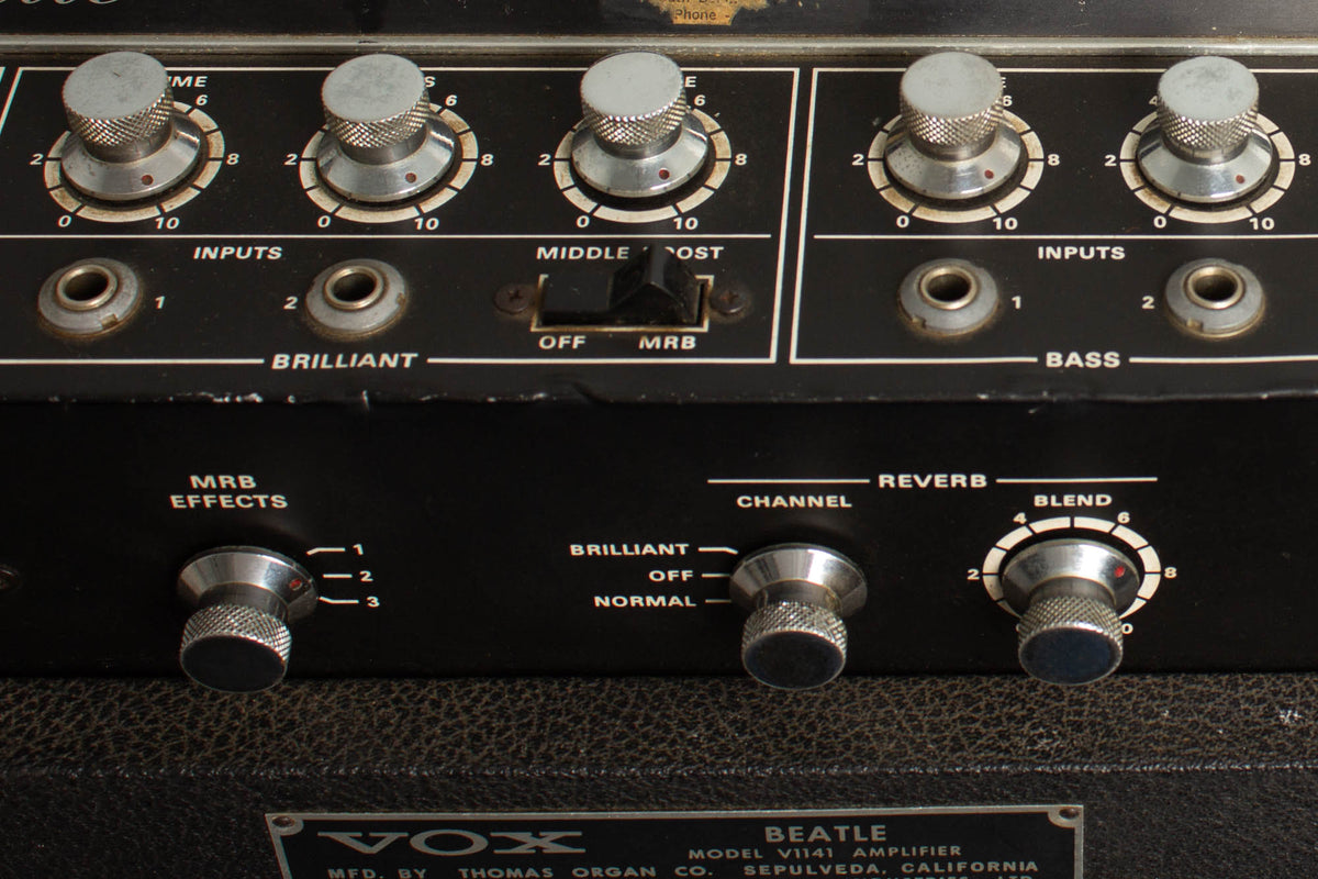 Vox Beatle/Super Beatle Solid State *LOCAL PICKUP ONLY* Head and Cabinet Amplifier (1967)