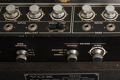 Vox Beatle/Super Beatle Solid State *LOCAL PICKUP ONLY* Head and Cabinet Amplifier (1967)