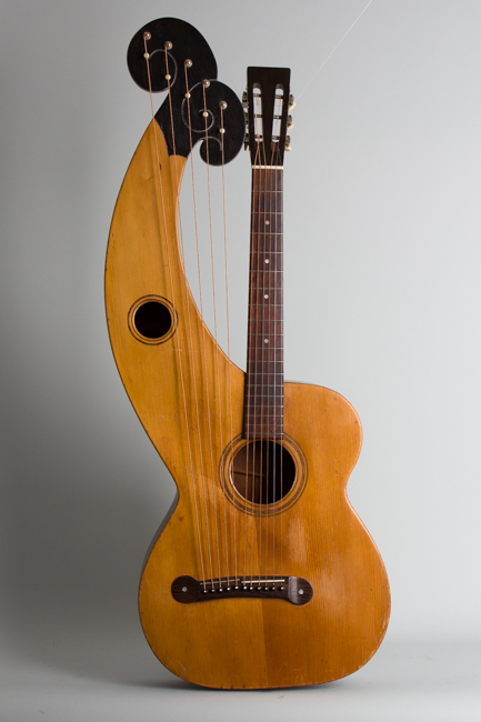  Dyer Symphony #4 Harp Guitar, made by Larson Brothers ,  c. 1910