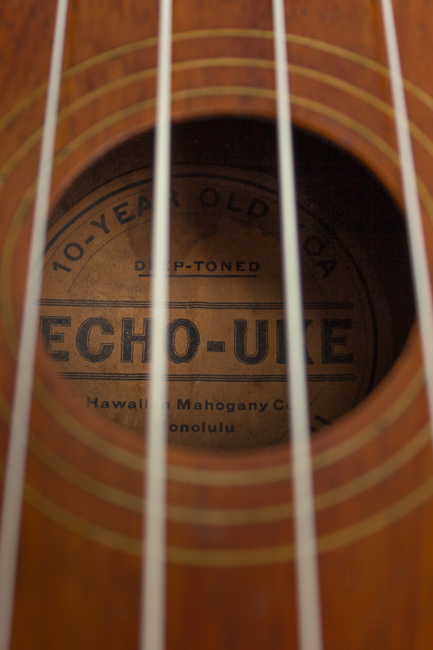 Hawaiian Mahogany Company  Echo-Uke Soprano Ukulele  (1920s)