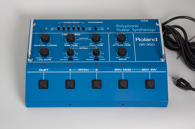 Roland  GR-300 Polyphonic Guitar Synthesizer with G-808 Solid Body Electric Guitar  (1982)