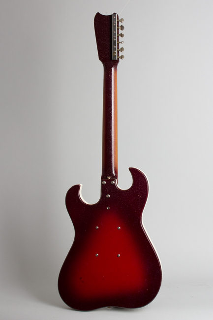  Silvertone Model 1457 Amp-In-Case Semi-Hollow Body Electric Guitar,  made by Danelectro  (1965)