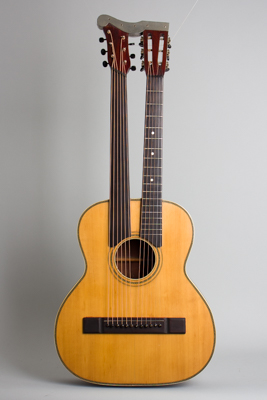  Supertone #12E 650 1/4 Harp Guitar, most likely made by Harmony ,  c. 1918